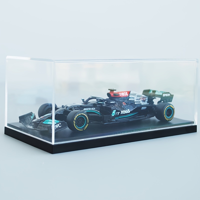 

1pc Clear Display Box, 1:43 Transparent Acrylic Hard Cover Case Display Box, For Car Model Figure, For Home Room Desk Office Car Shop Decor