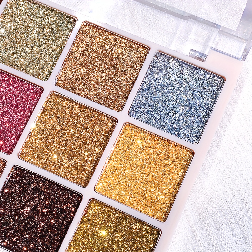 Palette Ombretti 12 Colori Glitter Finitura Perlata - Temu Switzerland