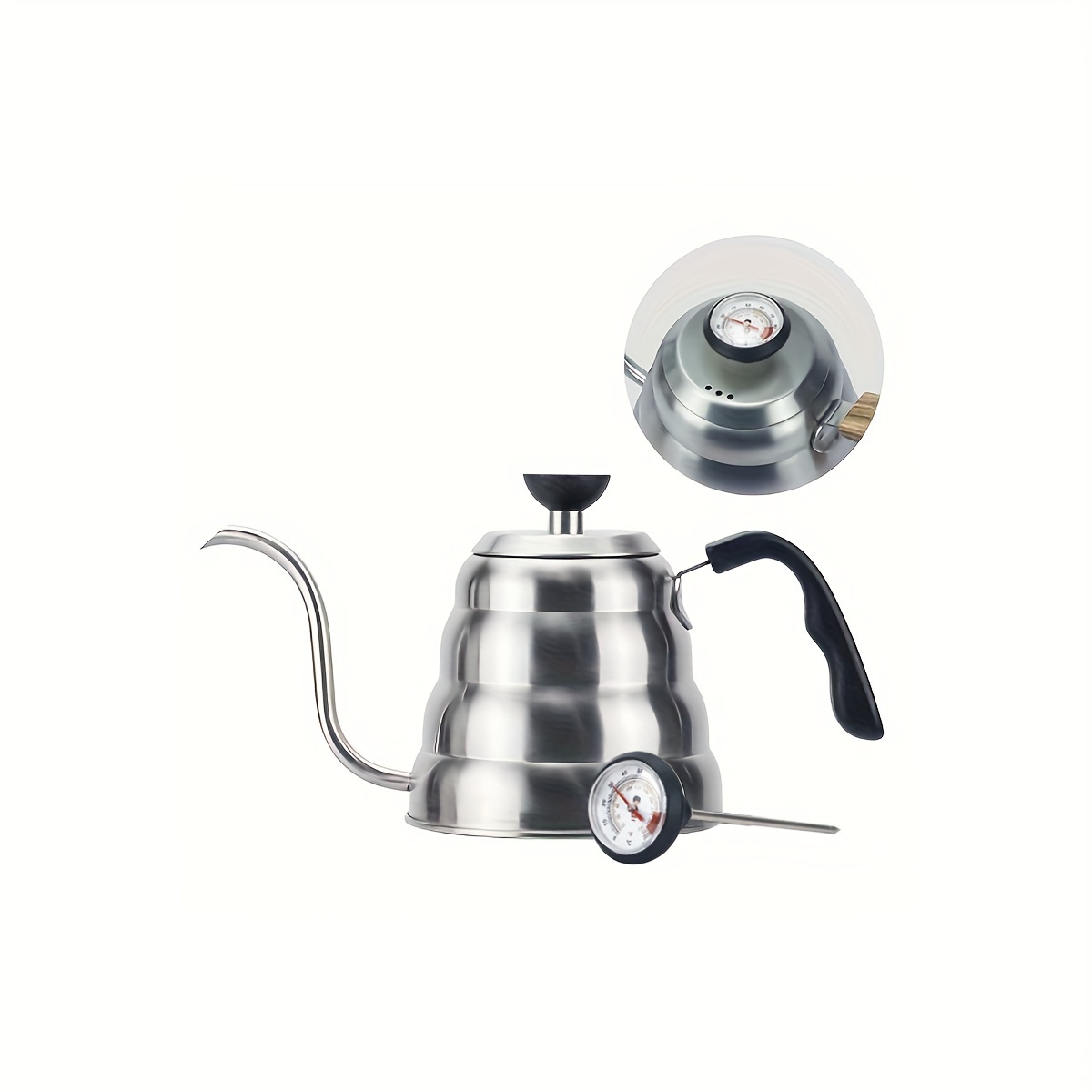 Pour Over Coffee Kettle With Thermometer For Exact - Temu