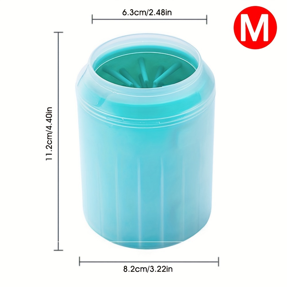 Portable Dog Paw Washer Silicone Foot Wash Cup For Cats And Dogsorange S  (yu-b)