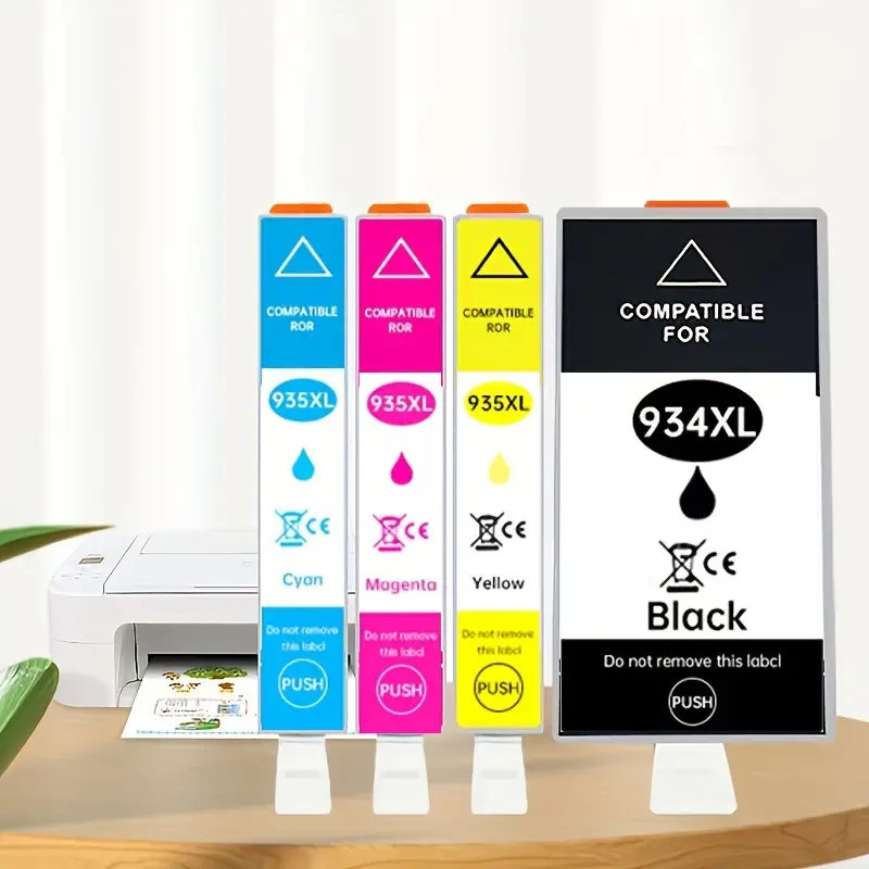934XL And 935XL Ink Cartridges Compatible For HP 934 935 Combo Pack Work  With HP OfficeJet Pro 6812 6815 6830 6835 6230 6220 6800 Printer(1 Black,1 C