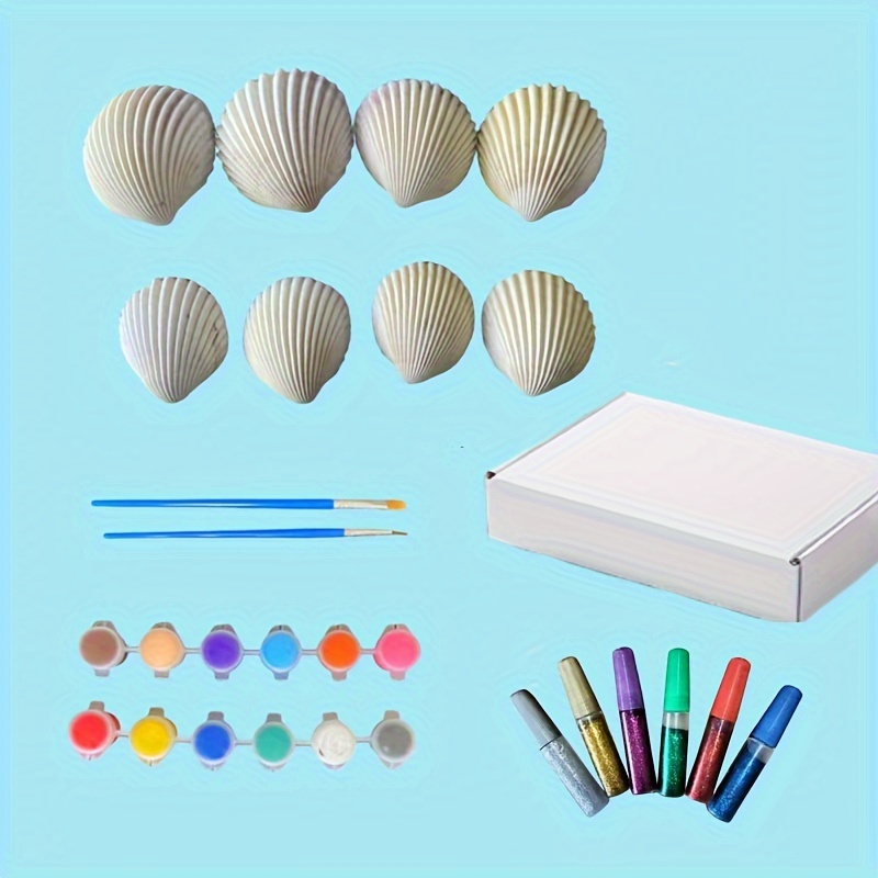 

Shell Painting Handmade Diy Educational Graffiti Shell Creative Painting Set Art Graffiti Set