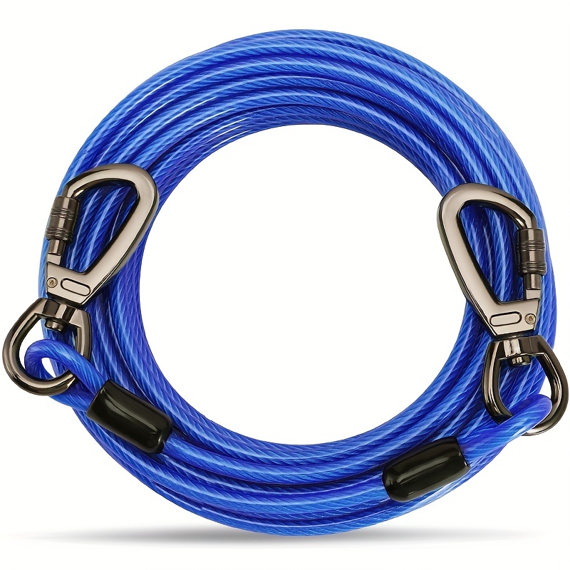 Secure Dog Heavy duty Tie Cable: Dog Leashes Yard Outdoor - Temu Canada