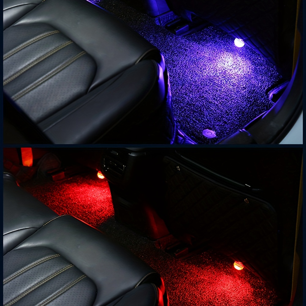 Luces LED Adhesivas Inalámbricas Para El Interior Del Coche - Temu