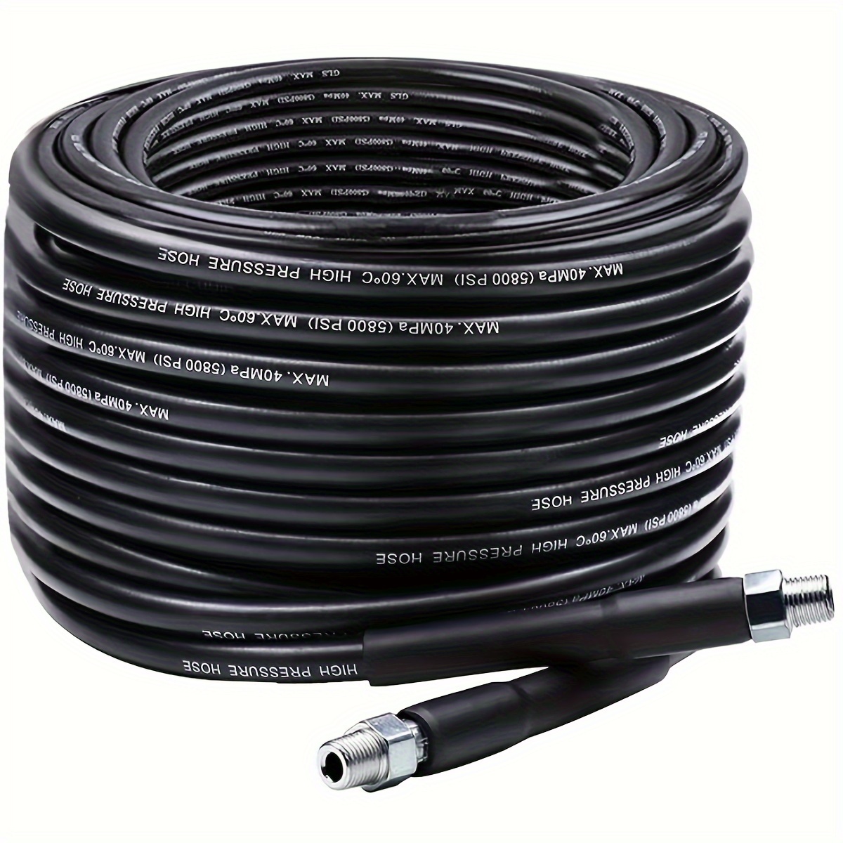 High Pressure Washer Hose 25/50/100ft 5800PSI M22 Power Washer Extension  Hose