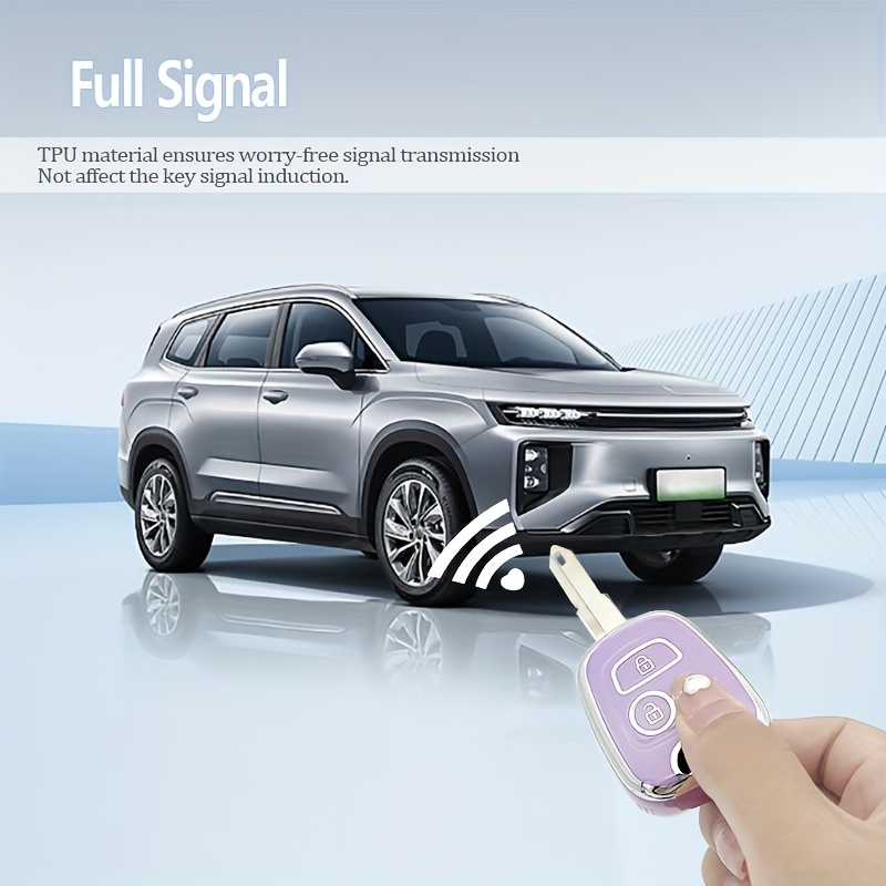 Car Key Fob Cover With Bear Artificial Diamond Keychaincar Key Holder For  Peugeot Logo 206/207/307 Citroen C2 Men Women,white,black,gold,purple,gift  - Temu United Arab Emirates