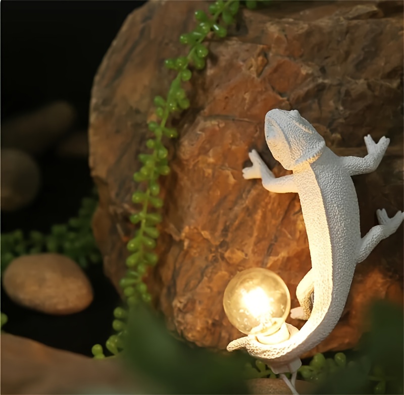 Resin Lizard Night Light Living Room Bedroom Modern Animal - Temu