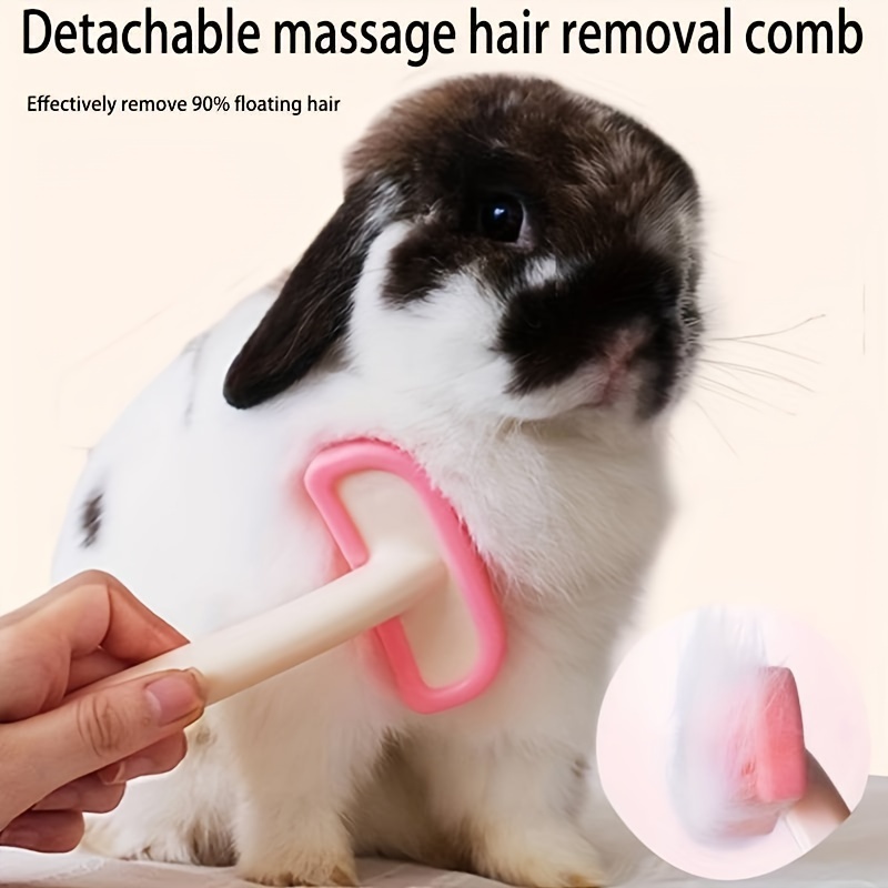 Detachable Rabbit Comb Massage Hair Removal Supplies