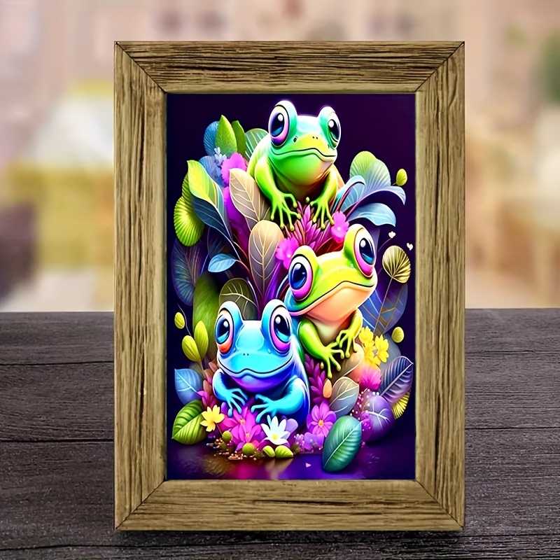 5D Diamond Painting Set, Cute Frog, Full Diamond Art Set, DIY Gem Art And  Crafts For Beginners, Diamond Art Set