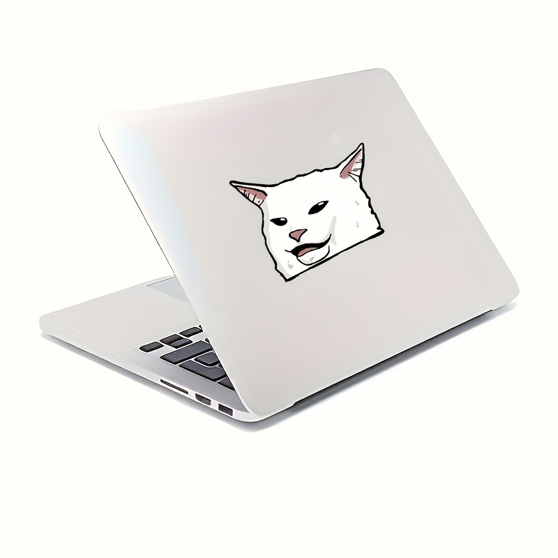 Cat Meme Smudge Sticker Decal Vinyl Bumper Sticker Decal - Temu