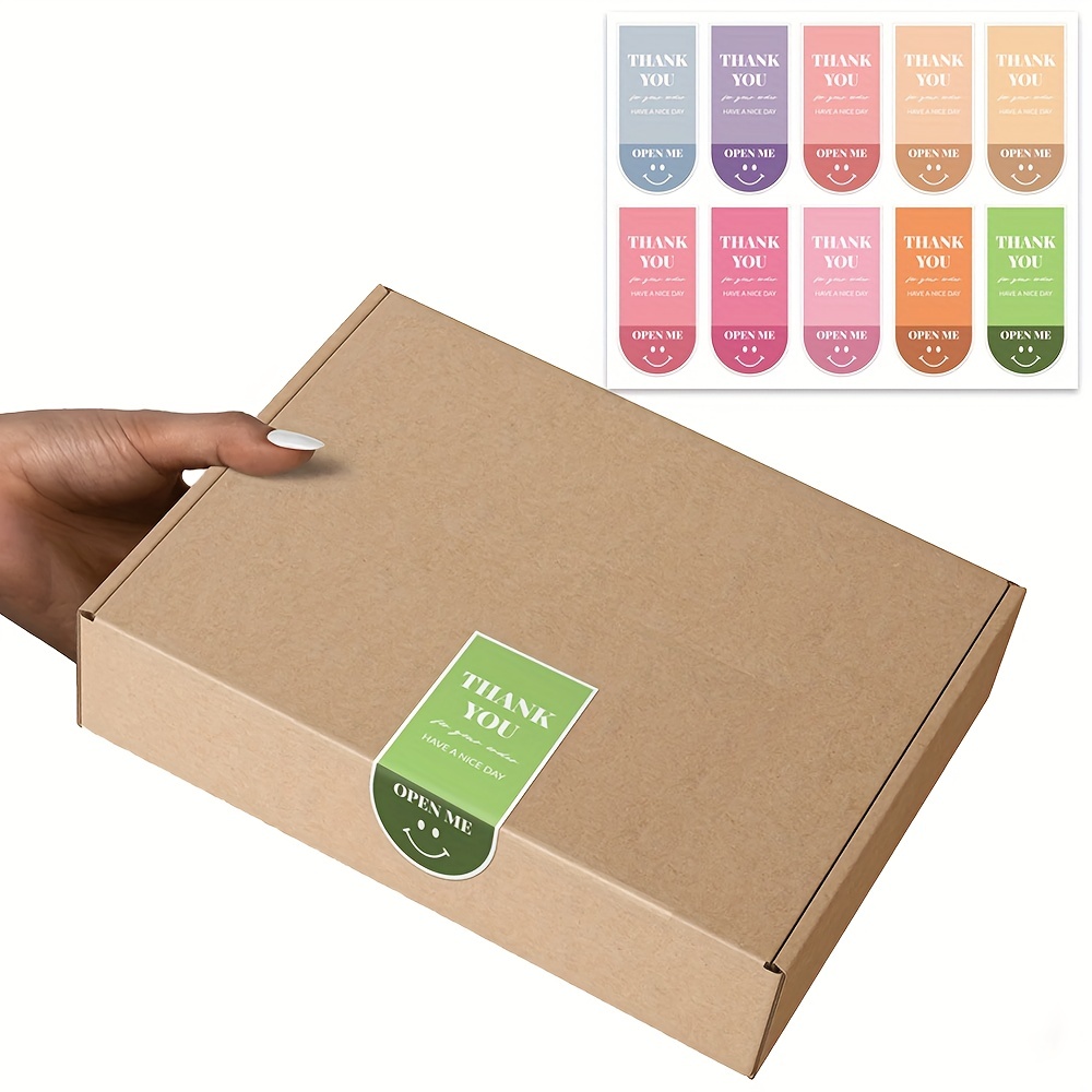 Self adhesive Thank Gift Packaging Labels Perfect Gift Box - Temu