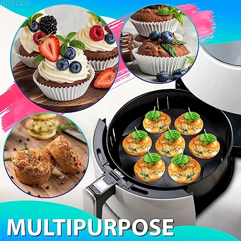 1pc Food Grade Silicone Cake Mold For Air Fryer And Microwave Oven Non  Stick Pan For Baking Cakes Chocolate And Mini Muffins 7 Hole Design For  Perfect Results Every Time | Don't