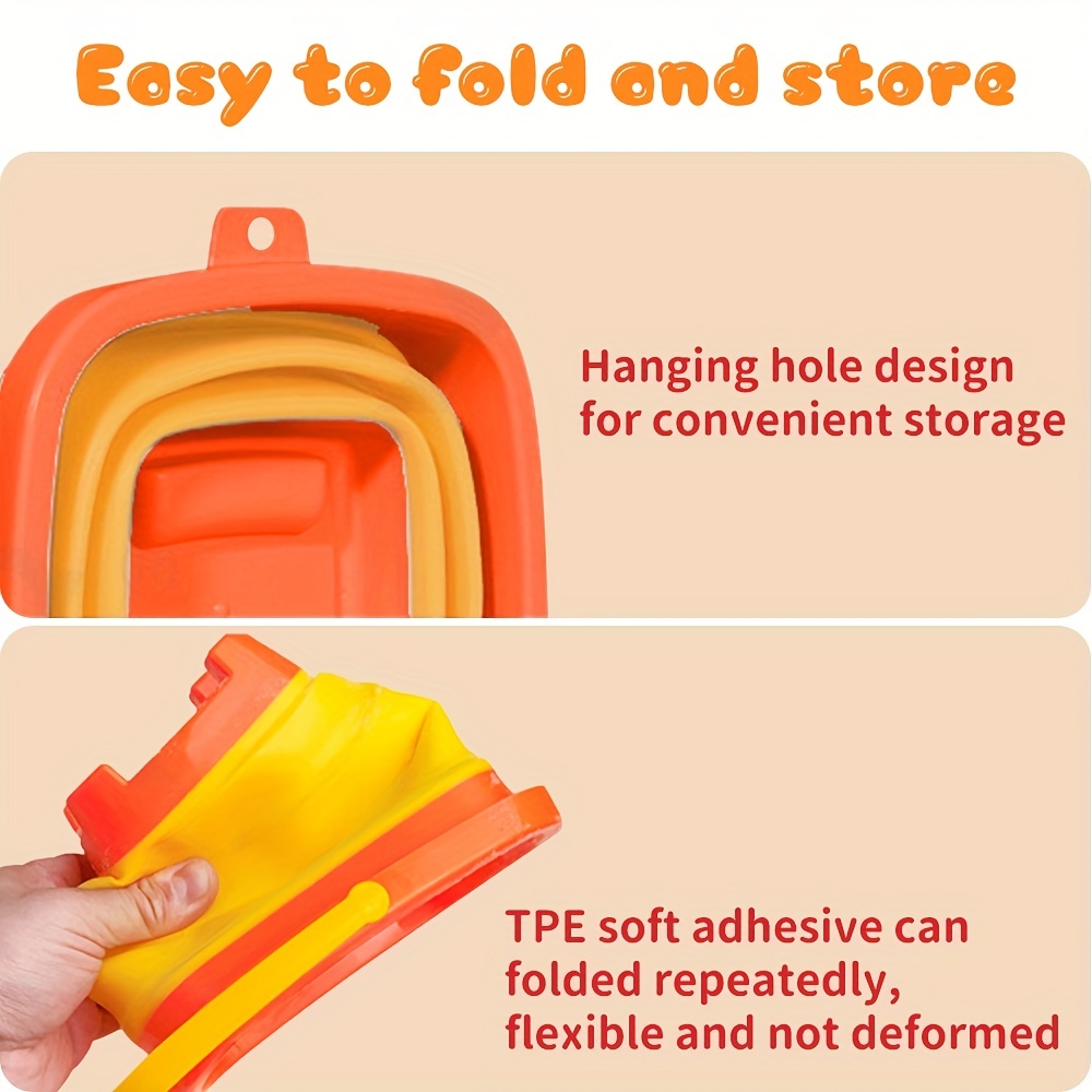 Collapsible Beach Bucket Set For Kids - Foldable Sand Bucket & Shovels,  Perfect For Beach Travel! - Temu Croatia