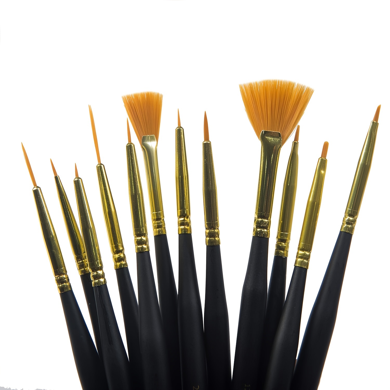 Miniature Paint Brushes Set Fine Detail Set - Artist Paint By Numbers  Brushes For Acrylic, Watercolor, Oil, Mini Model Micro Painting. Small  Paint Brushes For Crafts Touch Up Fine Art Kit 