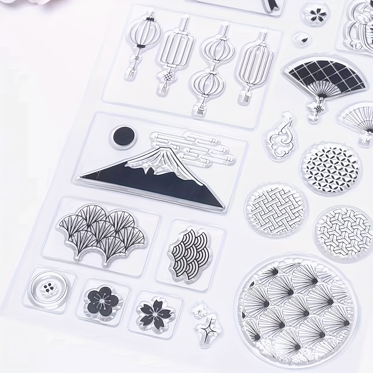 Knot Lucky Cat Bowknot Art Pattern Clear Stamp Holiday Card Temu