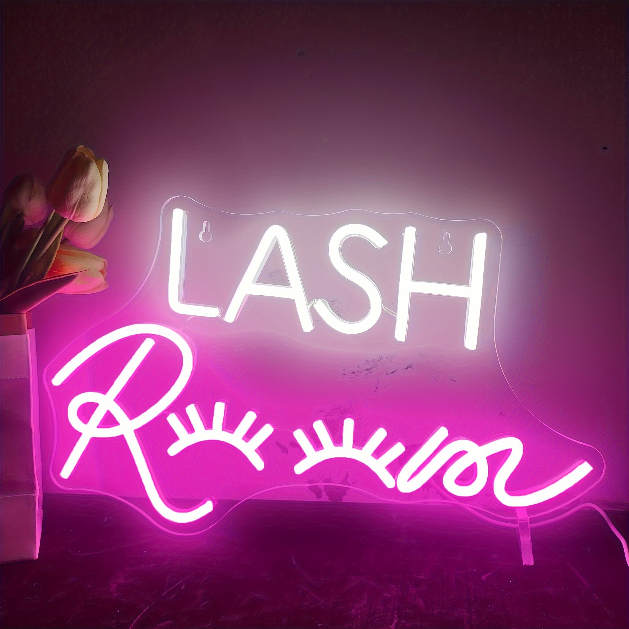 Lash Studio Neon Sign Lashes Room Decor LED Neon Light Business