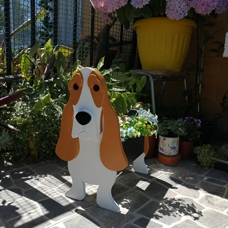 Pet Flower Pots Dog Shape Planter