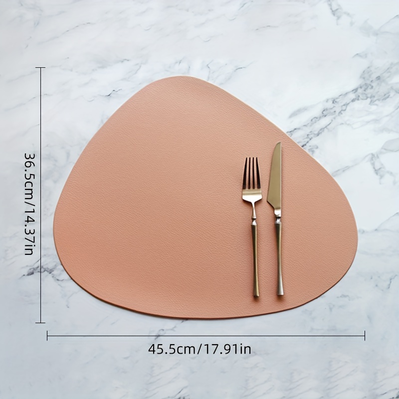 Modern Waterproof PU Leather Placemats & Coasters