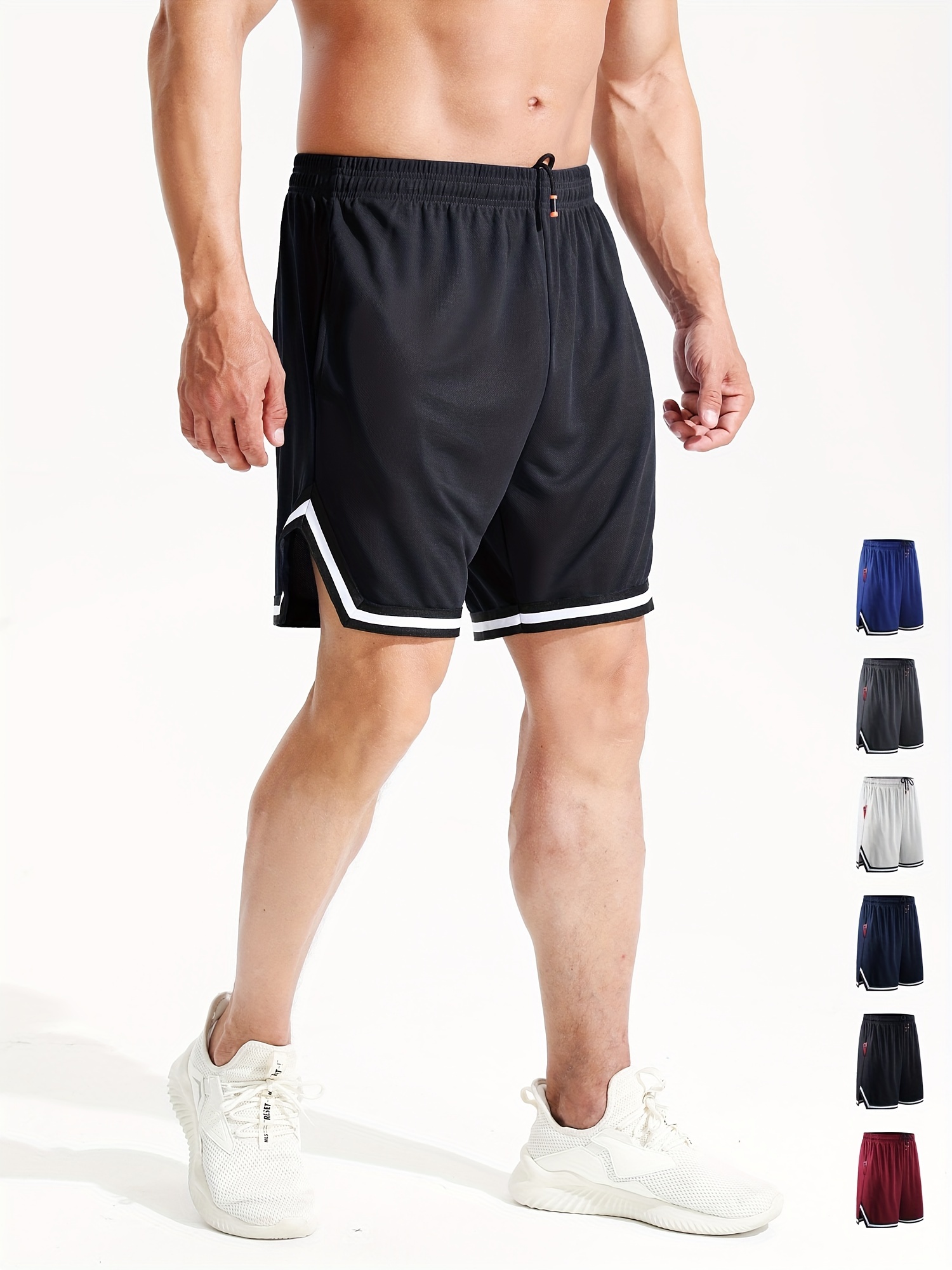 Pantalones cortos de verano para correr para hombre, Shorts deportivos para  gimnasio, tenis, baloncesto, fútbol, Maratón