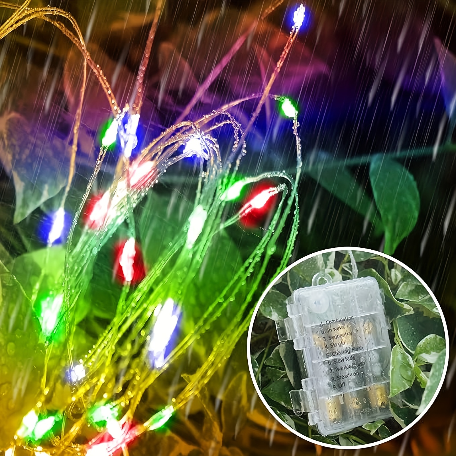 100led/150led Connectable Christmas String Lights Twinkle - Temu