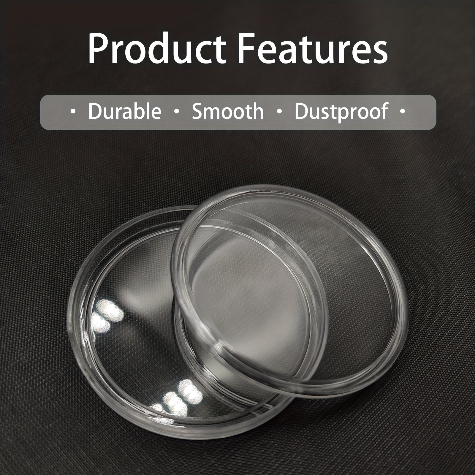 10pcs Coin Holders 40mm Coin Case Storage for Collectors