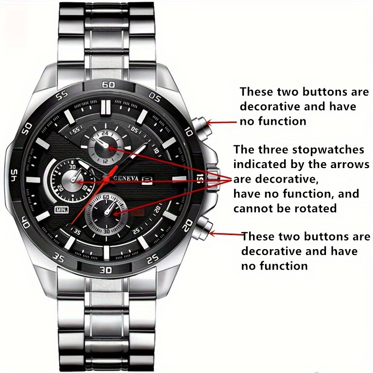 a waterproof steel strap mens watch is luxurious and advanced to enhance your   details 0