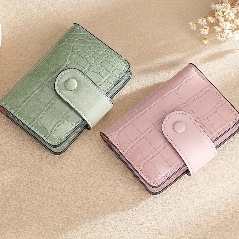 Simple Zipper Phone Wallet, Fashion Faux Leather Coin Purse With Card  Slots, Versatile Shoulder Bag - Temu