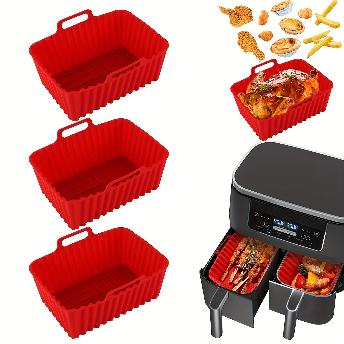 Replacement Air Fryer Basket for Ninja Foodi SP101 Air Fry Oven