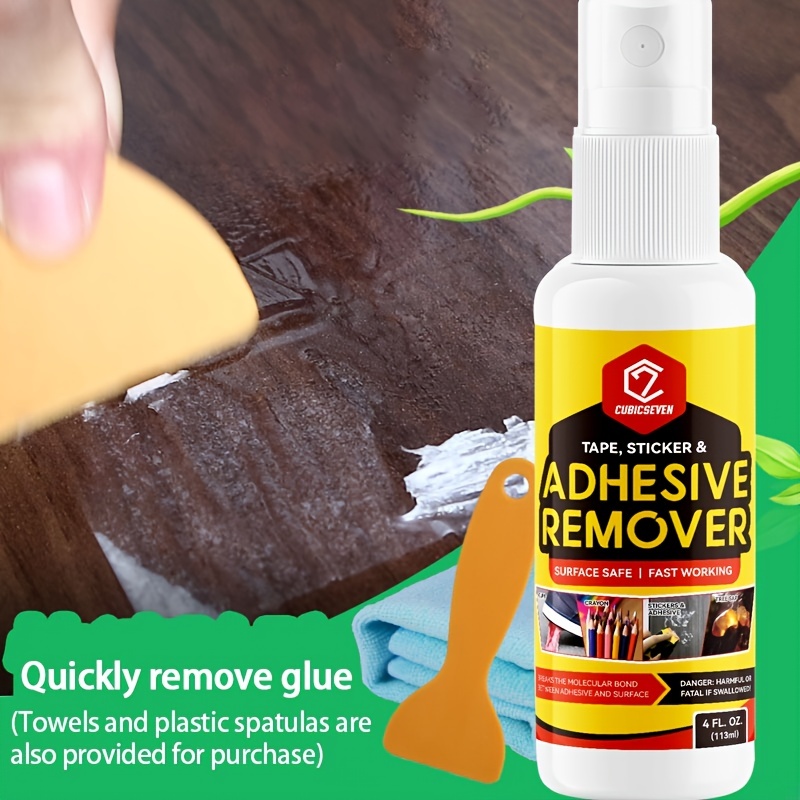 Cubicseven 3.82oz Car Adhesive Remover Kit Sticker Residue Remover, Car  Glass Label Cleaner Adhesive For Car Accessories