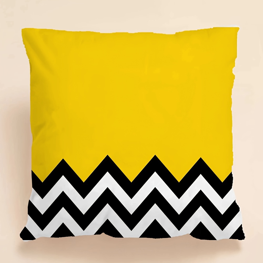 Letter Pattern Accent Pillowcase Polyester Throw Pillow Case - Temu