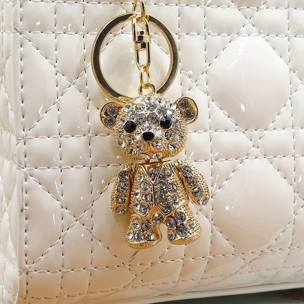 Teddy Bear Keychain  Car accessories for women, Cute keychain