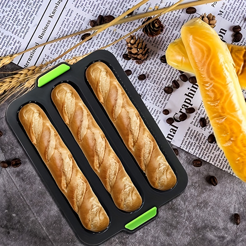 Silicone Baking Mold, Loaf Pans For Baking Bread, Nonstick Muffin Top Pans, Baking  Pan With 4 Slots For Cookie, Food, Oven, Donut, Macaron, Cheese, Pi