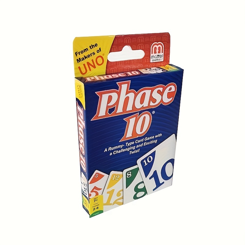 Mattel Games Phase 10 Card Game with 108 Cards, Makes a Great Toy for Kids,  Family or Adult Game Night, Ages 7 Years and Older ( Exclusive)