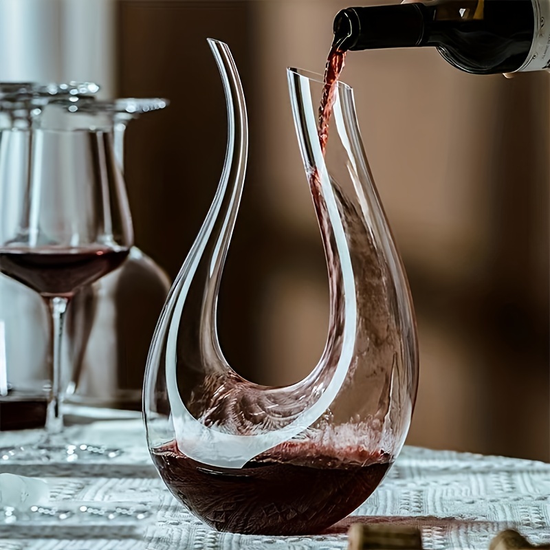 1pc Bottiglia Vino Decanter Vino Rosso In Cristallo Fatto A - Temu Italy