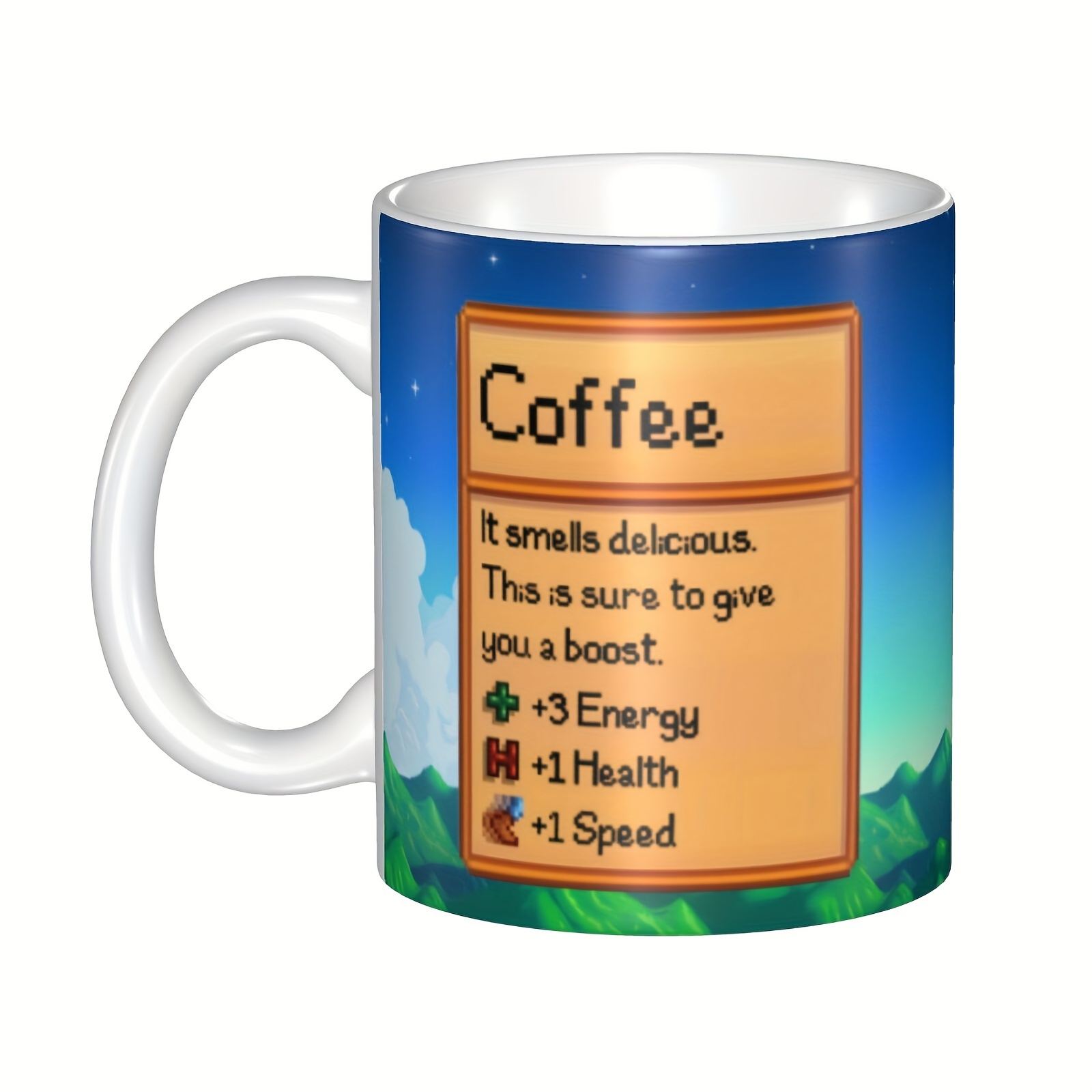 

1pc, Game Lover Coffee Mug, 11oz Ceramic Coffee Cups, Water Cups, Summer Winter Drinkware, Home Kitchen Items, Birthday Gifts