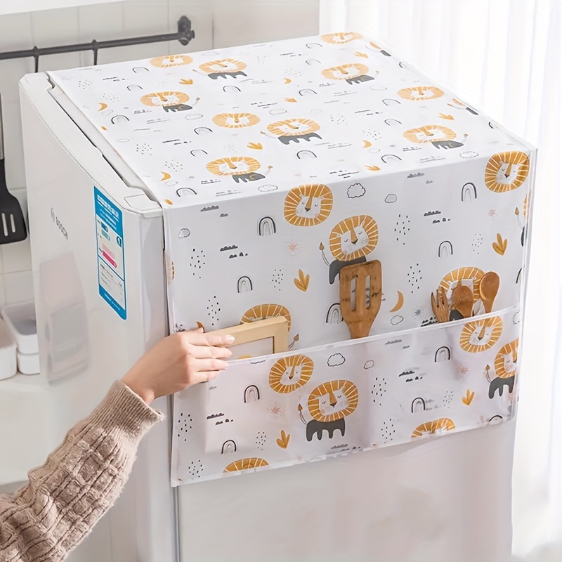 Cartoon Household Refrigerator Dust Cover Multifunctional - Temu