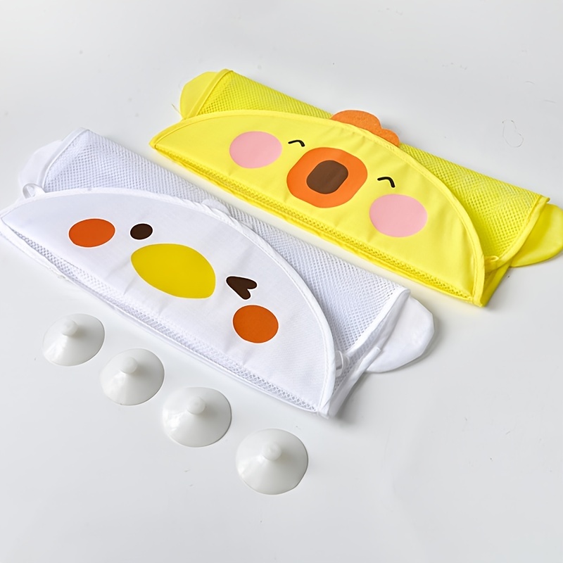 Bolsa de almacenamiento de juguetes de baño para bebés con ventosas Bolsa  de red de malla para juguetes para bebés Organizador Soporte para niños  Juguetes acuáticos Accesorios 45 * 35cm