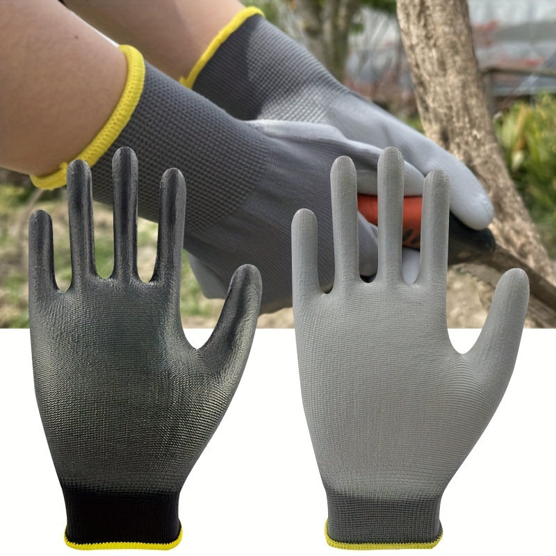 Manusage Safety Work Gloves Seamless Knit Nylon Gloves Micro - Temu  Australia