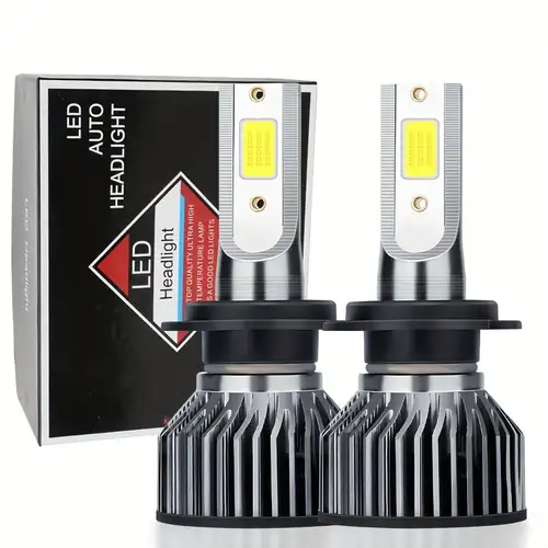 2 pièces ampoules LED forte lumière vive H4 H7 H11 9005 9006 Auto