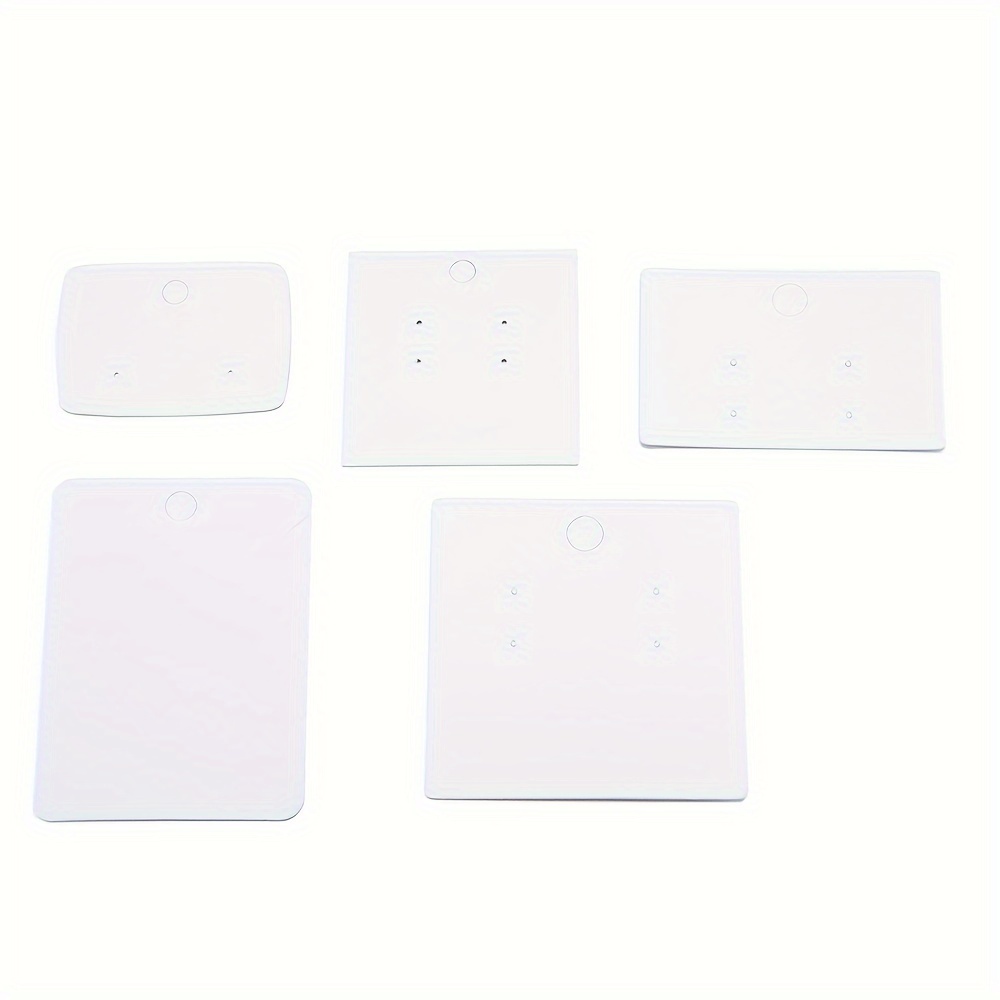 White Earring Card For Display, Packaging, Storage, Durable Paper  Materials, Jewelry Clips Small Business Supplies - Temu