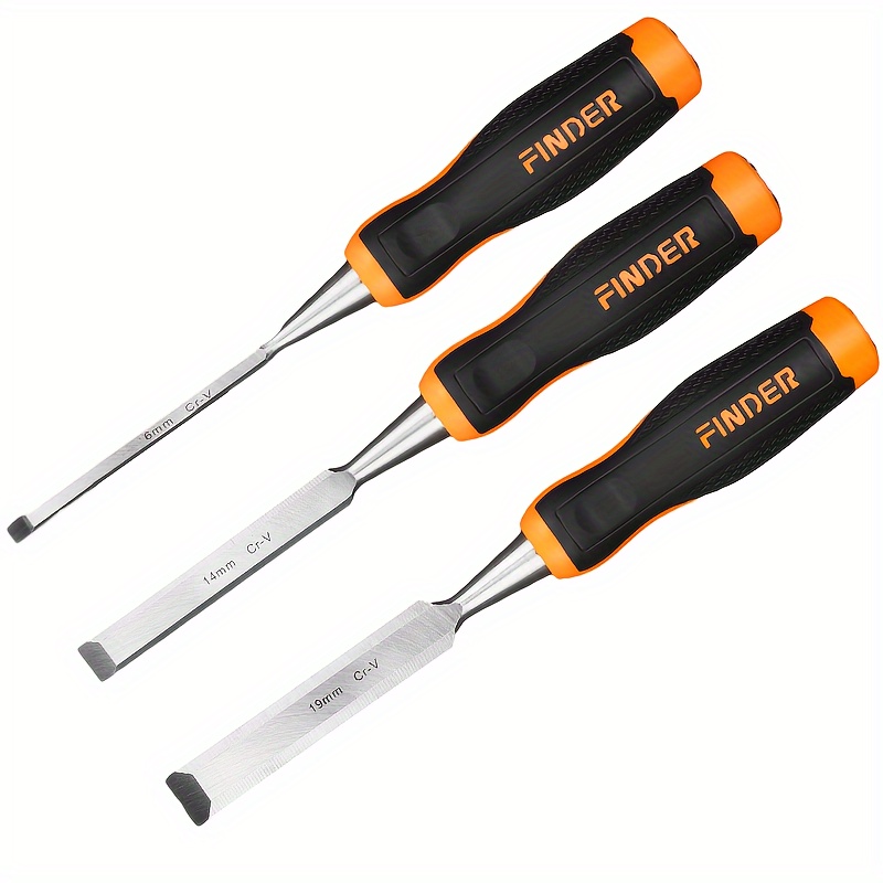 Wood Chisel Set With Storage Bag Non slip Handle For - Temu