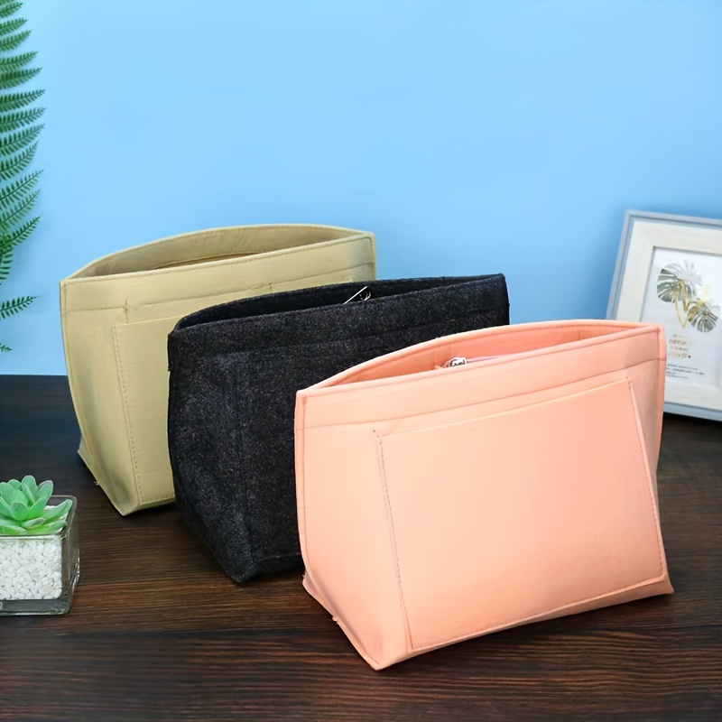Felt Liner Bag For Bag Portable Purse Organizer Insert Multi