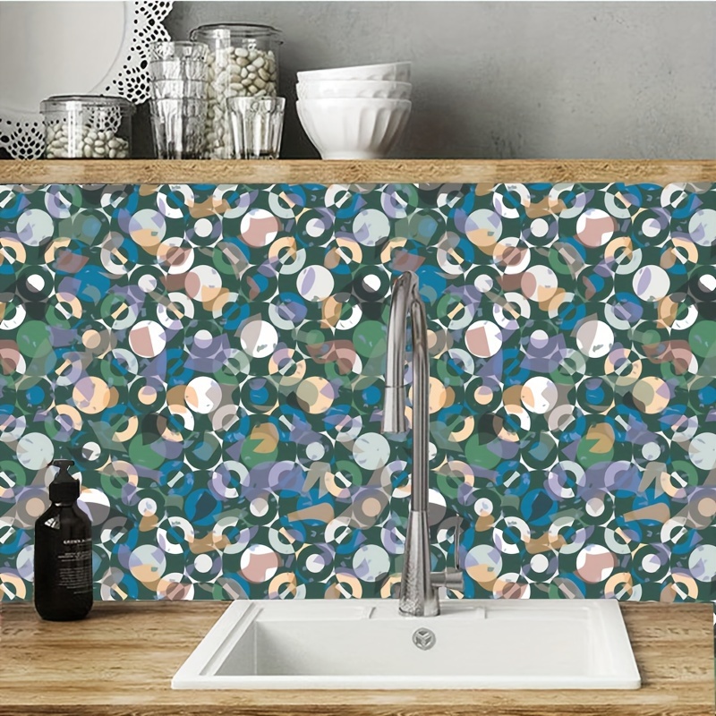 Pegatina autoadhesiva de pared impermeable para cocina, azulejos