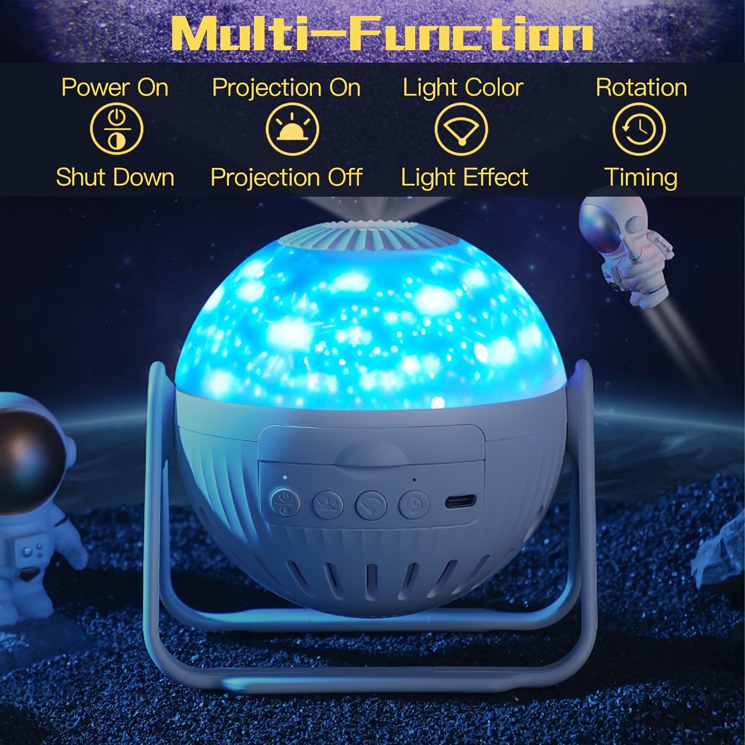 Star Projector Led Lights Bedroom Night Light Planetarium - Temu