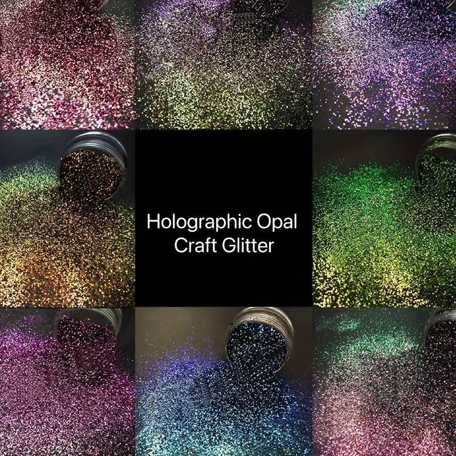 Silver Hologram Craft Glitter Dust | Shiny Silver Glitter | Decoration Dust  for Cake Accessories, DIY Crafting | Glitter Dust for Decoration 