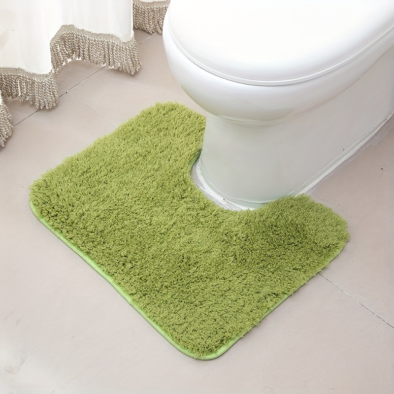 1pc Solid Color Memory Foam Bath Rug, Soft Non-slip Absorbent Bath Mat, Machine  Washable Shower Carpet For Home Bathroom, Bathroom Accessories, Coffee  Brown