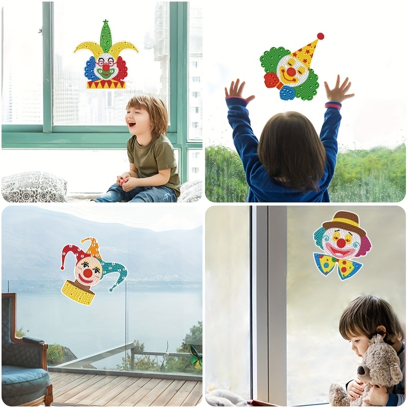 4pcs Crafts For Kids Ages 8 12 Crystal Shaped Artificial Diamond Painting  Crafts For Girls Ages