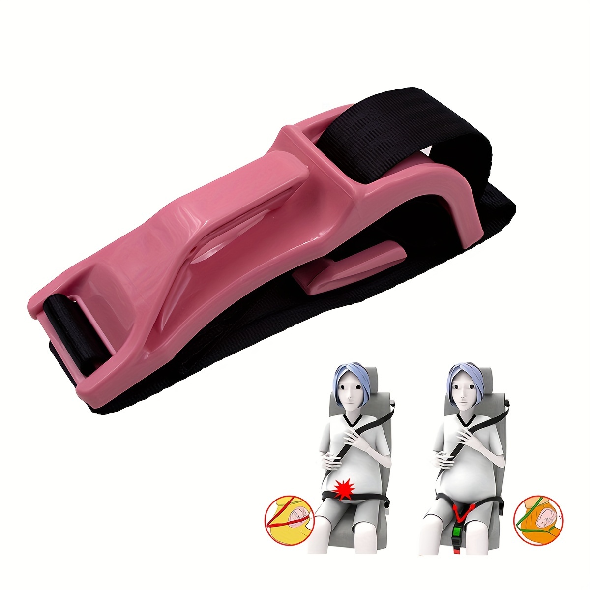 Maternity Seat Belt with Anti-Abdominal Compression