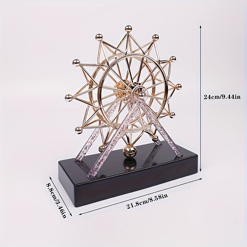 1pc Ornamento Movimiento Perpetuo Noria Sin Batería - Temu Chile