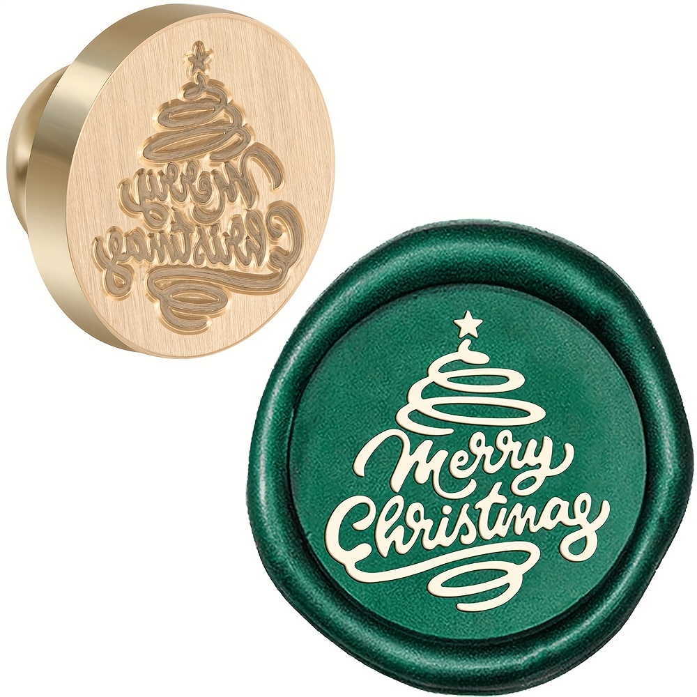 Gingerbread wax seal stamp,Christmas wax stamp,Christmas gift-ws179 –  DokkiDesign